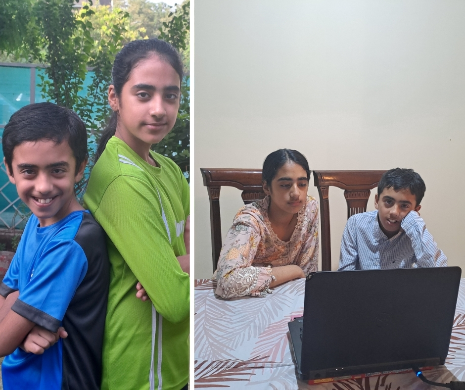 Nayab og Ibrahim Khan